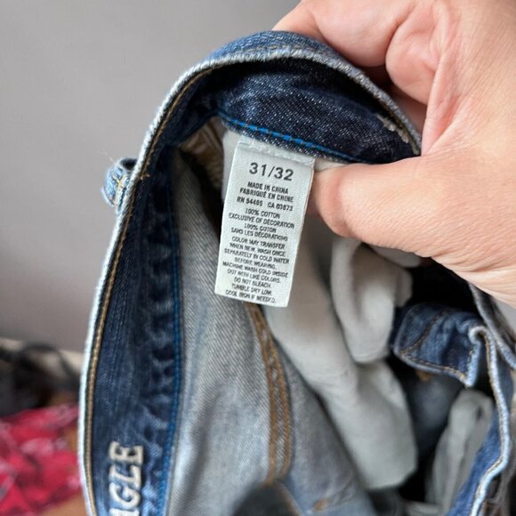 American Eagle Men's Denim Jeans- Size 31 x 32‎ - Picture 4 of 4